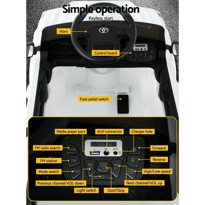 Toyota Ride on Car Kids Electric Toy Cars Tacoma off Road