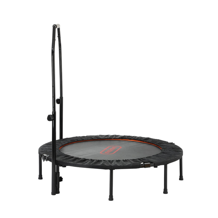 48" Trampoline Round Fitness Rebounder Handrail Jumping Exercise Home Gym