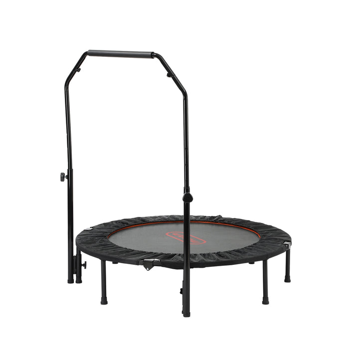 48" Trampoline Round Fitness Rebounder Handrail Jumping Exercise Home Gym