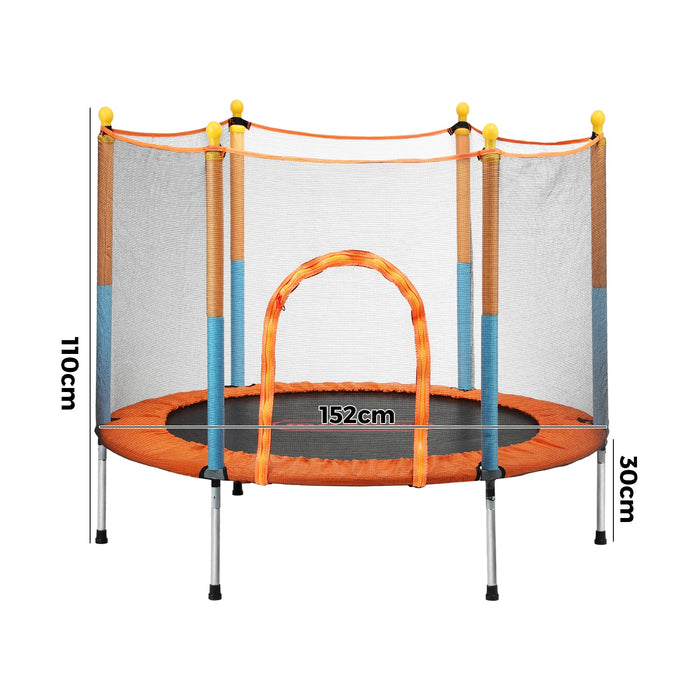 60 Inch Trampoline Kids Jumping Trampolines Enclosure Safety Net Pad