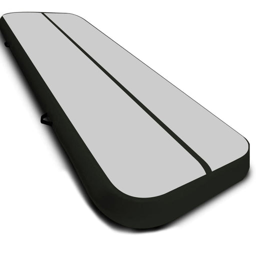 4m x 2m Air Track Gymnastics Mat Tumbling Exercise - Grey
