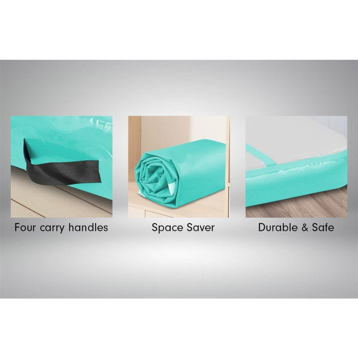 5m x 1m Air Track Inflatable Gymnastics Tumbling Mat - Green