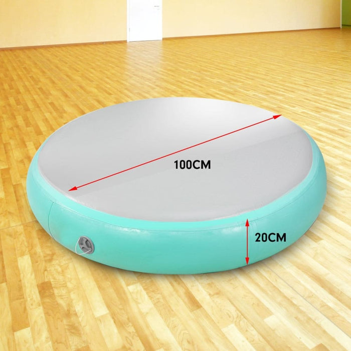 1m Air Track Spot Round Inflatable Gymnastics Tumbling Mat