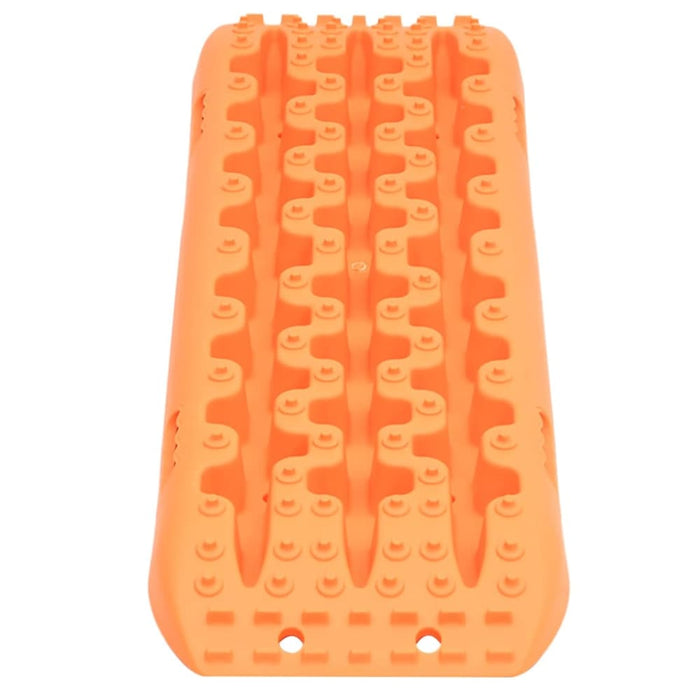 Traction Boards 2 Pcs Orange 106x30.5x7 Cm Nylon Xobiip