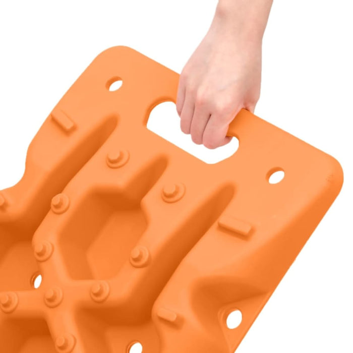 Traction Boards 2 Pcs Orange 107x31x7 Cm Nylon Xobiix