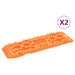 Traction Boards 2 Pcs Orange 107x31x7 Cm Nylon Xobiix