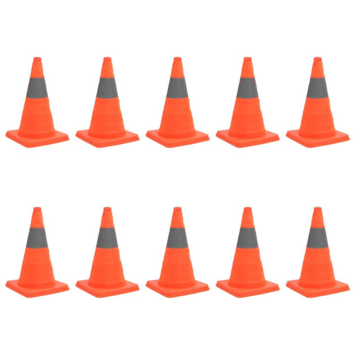Pop-up Traffic Cones 10 Pcs 42 Cm Opbkpb