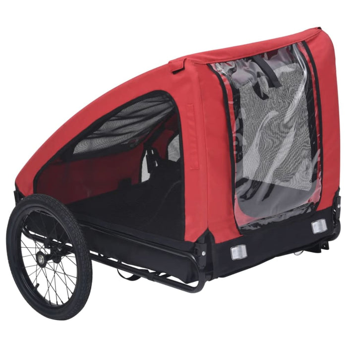 Pet Trailer Red And Black Kxpka