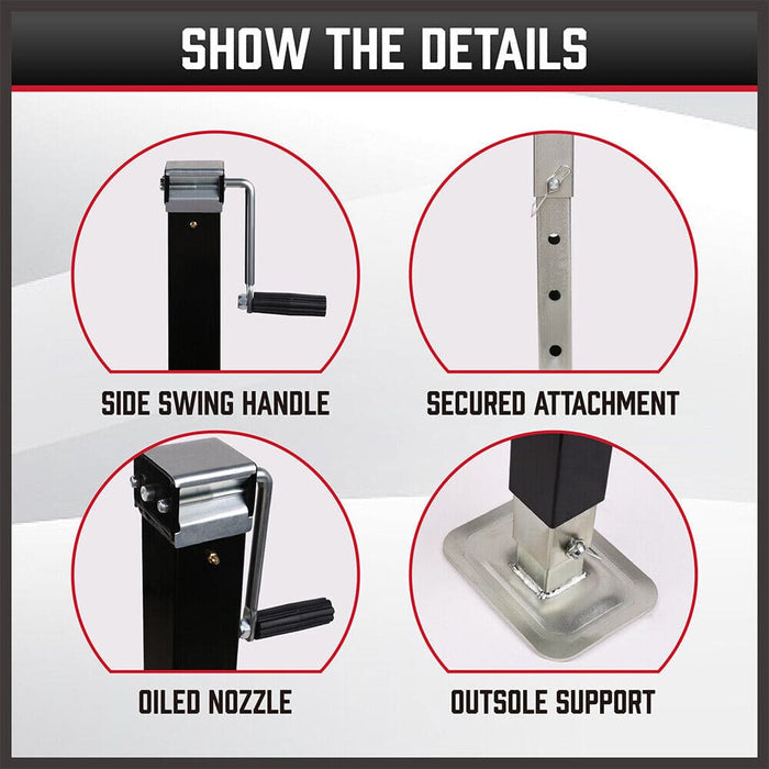 Trailer Canopy Caravan Jack Stand 3175kg 7000lbs Heavy Duty