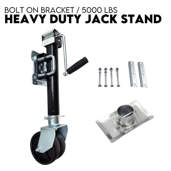 Trailer Parts Caravan Jack Stand /jockey Wheel Draw Bar