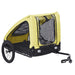 Pet Trailer Yellow and Black Kxpkl