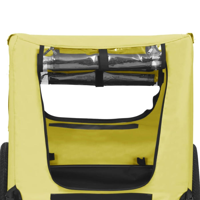 Pet Trailer Yellow and Black Kxpkl