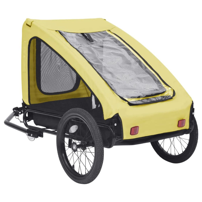 Pet Trailer Yellow and Black Kxpkl