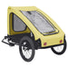 Pet Trailer Yellow and Black Kxpkl