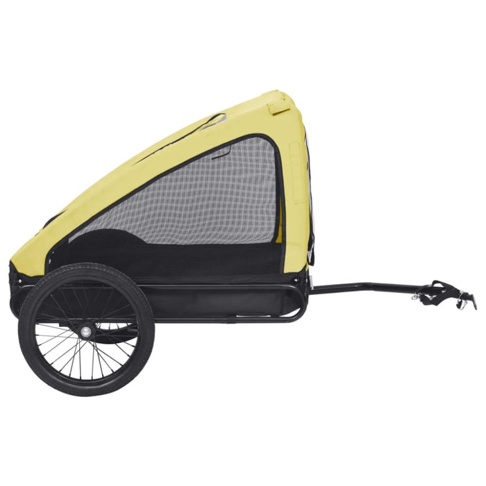 Pet Trailer Yellow and Black Kxpkl