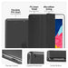 Translucent Frosted Back Cover with Stand for Ipad 10.2 2019