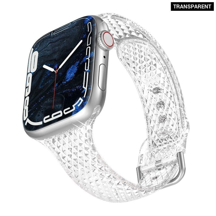 Transparent Clear Band Strap for Apple Watch