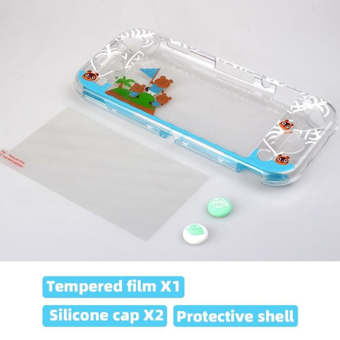 Transparent Hard Cat Paw Style Protective Case for Nintendo