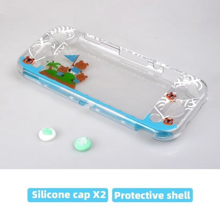 Transparent Hard Cat Paw Style Protective Case for Nintendo