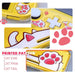 Transparent Hard Cat Paw Style Protective Case for Nintendo