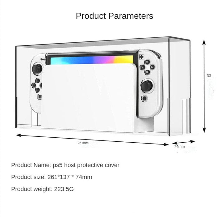 Transparent Host Dust - proof Protective Cover For Ps5