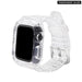 Transparent Silicone Case Rubber Strap for Apple Watch