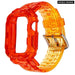 Transparent Silicone Case Rubber Strap for Apple Watch