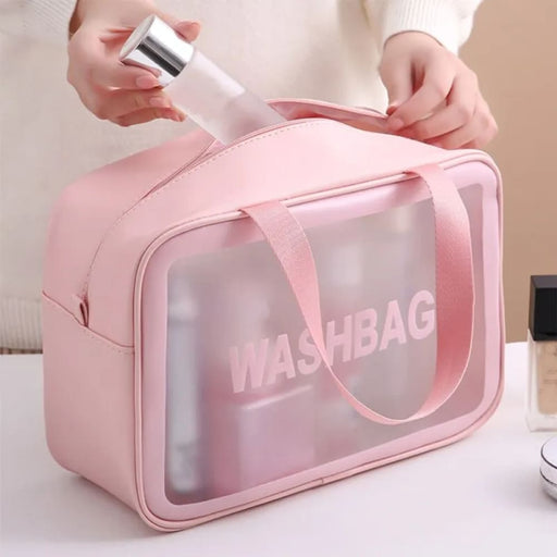 Transparent Waterproof Makeup Bag For Women Portable Travel