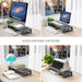 Trapezoid Monitor Stand Riser with Extra Storage Durable