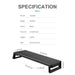 Trapezoid Monitor Stand Riser With Extra Storage Durable