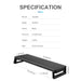 Trapezoid Monitor Stand Riser with Extra Storage Durable