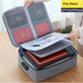 Travel File Organizer Document Storage Bag