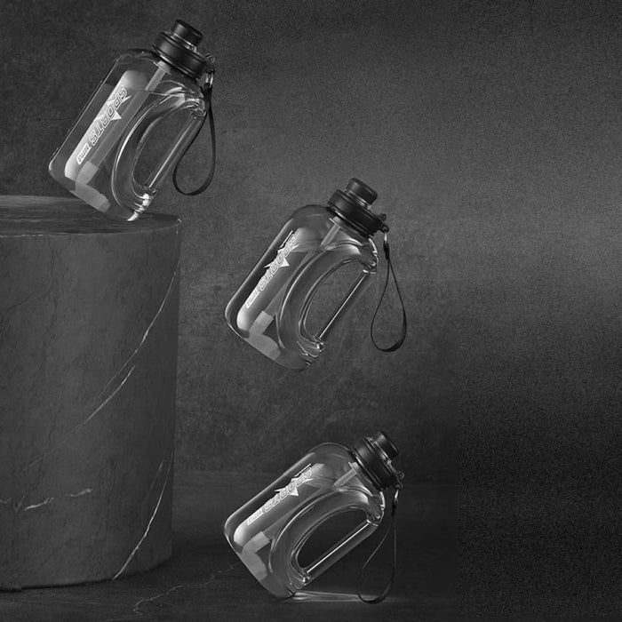 Travel Friendly Big Water Bottle with Straw