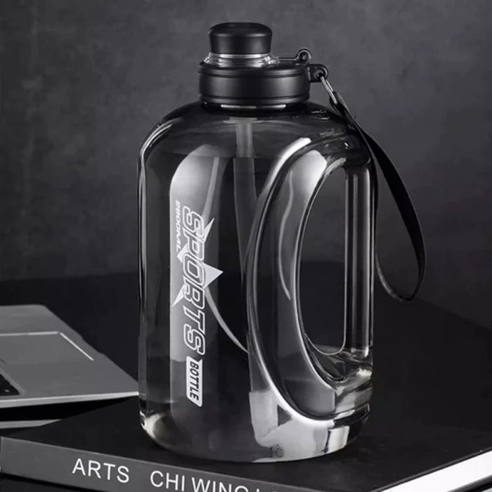 Travel Friendly Big Water Bottle with Straw