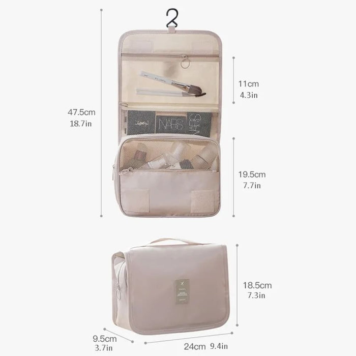 Travel Makeup Bag Toiletries Organizer Waterproof Storage