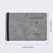 Travel Passport Wallet For Men Pu Leather Card Holder