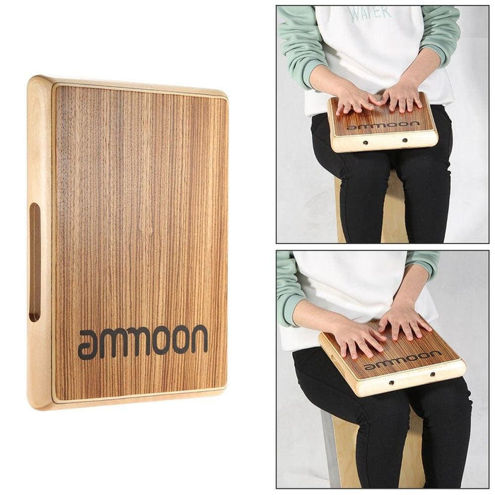 Traveling Cajon Box Portable Drum Flat Hand Wooded