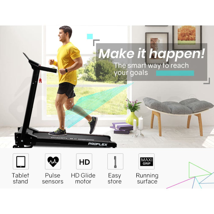 Treadmill Bluetooth Running Machine Foldable Small Compact