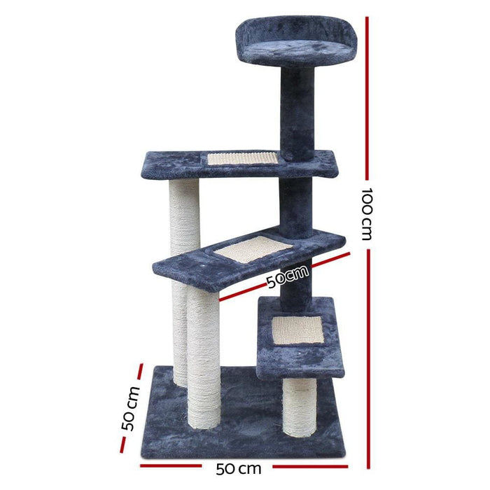 I.pet Cat Tree 100cm Trees Scratching Post Scratcher Tower