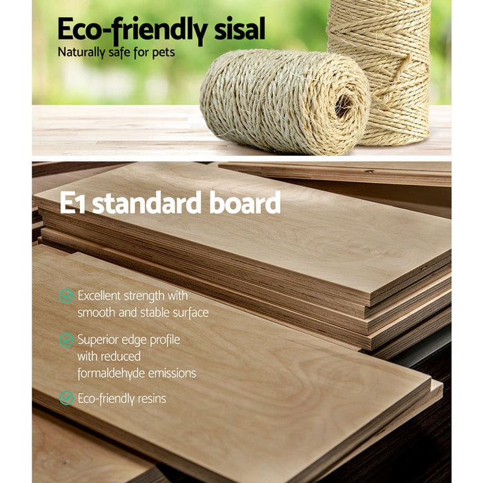 I.pet Cat Tree 120cm Trees Scratching Post Scratcher Tower