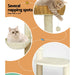 Cat Tree 138cm Tower Scratching Post Scratcher Wood Bed