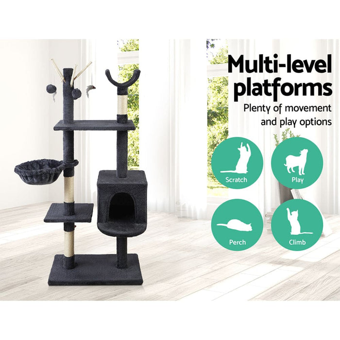 Goslash Picks I.pet Cat Tree 140cm Trees Scratching Post