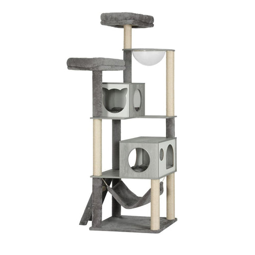 Cat Tree 178cm Tower Scratching Post Scratcher Wood Bed
