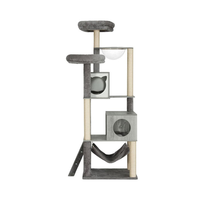 Cat Tree 178cm Tower Scratching Post Scratcher Wood Bed