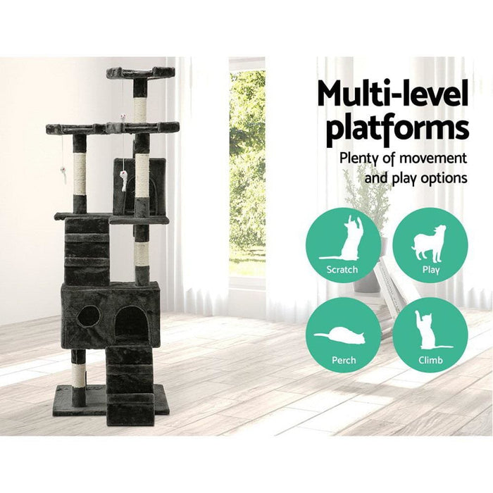 I.pet Cat Tree 180cm Trees Scratching Post Scratcher Tower