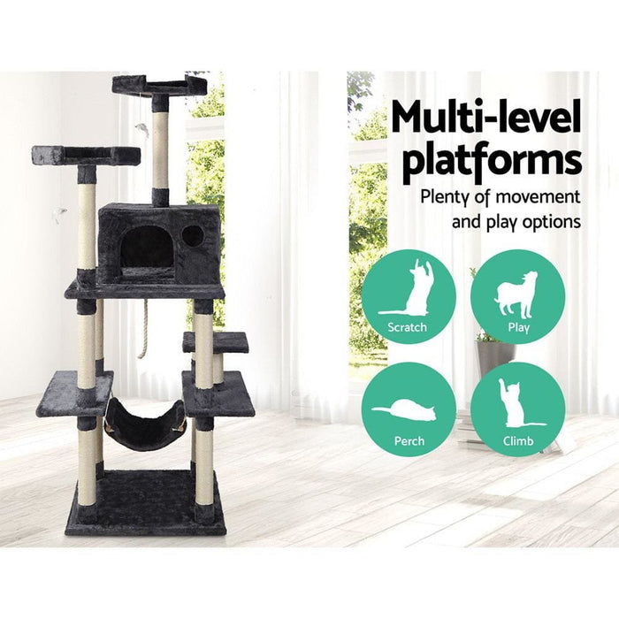 I.pet Cat Tree 184cm Trees Scratching Post Scratcher Tower