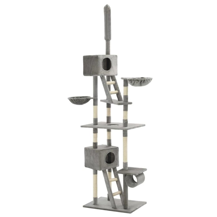 Cat Tree With Sisal Scratching Posts 230 - 260 Cm Grey
