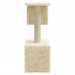 Cat Tree With Sisal Scratching Posts Cream 60 Cm Oioatb