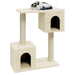 Cat Tree with Sisal Scratching Posts Cream 60 Cm Oioatb