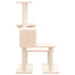 Cat Tree With Sisal Scratching Posts Cream 94.5 Cm Oioltk